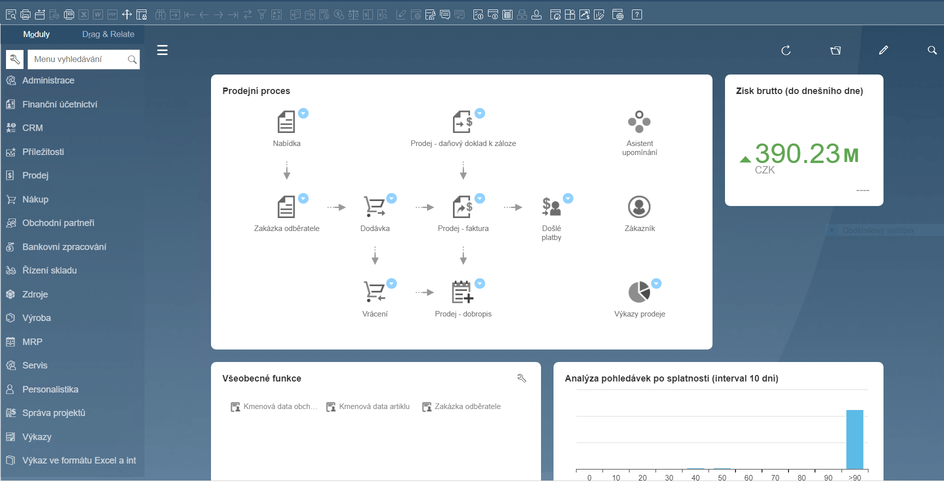 Prostředí SAP Business One